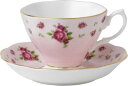 ROYAL ALBERT ニューカントリーローズ ピンク ティーカップ アンド ソーサー New Country Roses Pink teacup and saucer