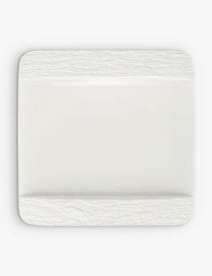 VILLEROY & BOCH }jt@N`[ bN |[ZC XNGA tbg v[g 28cm Manufacture Rock porcelain square flat plate 28cm