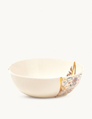 SELETTI ĥ N1 ݡ쥤 24ct  ܥ 19cm Kintsugi N1 porcelain and 24ct gold bowl 19cm #NONE