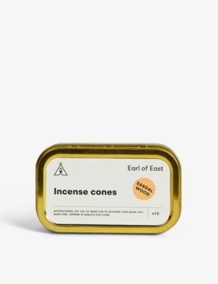 お香のギフト EARL OF EAST サンダルウッド インセンスコーン Sandalwood incense cones