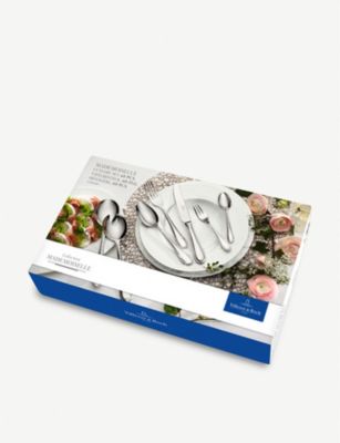 VILLEROY & BOCH マドモアゼル 68ピース ステンレススチール カトラリーセット Mademoiselle 68-piece stainless steel cutlery set