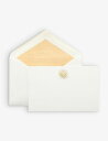 SMYTHSON サンモチーフ コレスポンデンス カードボックス 10枚入り Sun-motif correspondence cards box of ten #WHITE