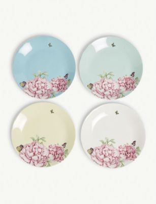 ROYAL ALBERT ~_[J[ thVbv `Ci eB[ v[g 4Zbg Miranda Kerr Friendship china tea plates set of four