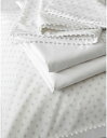 THE WHITE COMPANY アビニョン プリント コットン ダブル デュベカバー Avignon printed cotton double duvet cover #WHITE GREY