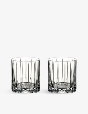 RIEDEL ドリンク スペシフィック グラスウェア 2個セット クリスタル ニート グラス Drinks Specific Glassware set of two crystal neat glasses
