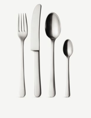 ジョージ・ジェンセン GEORG JENSEN コペンハーゲン 24ct ステンレススチール カトラリーセット Copenhagen 24pc stainless steel cutlery set
