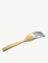 ALESSI ドレス 24ct ゴールドプレーテッド ステンレススチール サービングフォーク Dressed 24ct gold-plated stainles...