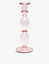 ANNA NINA オリンピア グラス キャンドル ホルダー 23cm Olympia glass candle holder 23cm