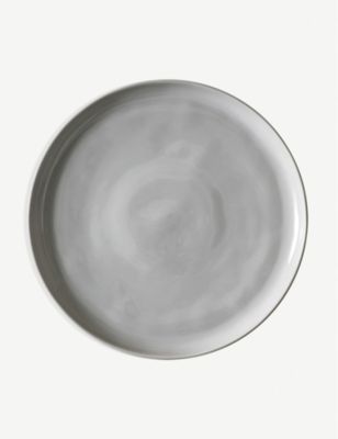 THE WHITE COMPANY ݥȥ٥å ȡ󥦥 ǥʡץ졼 28cm Portobello stoneware dinner plate 28cm #Grey