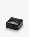 ASPINAL OF LONDON クロコダイルエンボス レザー スタッド ボックス Crocodile-embossed leather stud box #...
