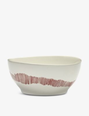 SERAX [^ IbgeB tB[Xg XgCv Xg[EFA {E 16cm Yotam Ottolenghi FEAST striped stoneware bowl 16cm