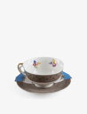 SELETTI ハイブリッド ケルマ ポーセレイン ティーカップ アンド ソーサー Hybrid Kerma porcelain teacup and saucer