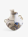SELETTI nCubh icJ AuXgNg p^[ {[`Ci |[ZC x[X Hybrid Nazka abstract-pattern bone-china porcelain vase