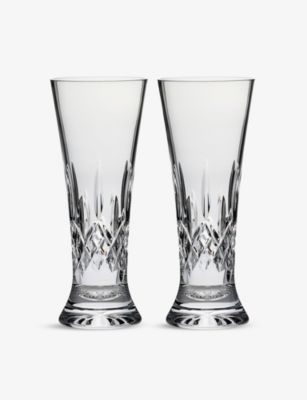WATERFORD リズモア クリスタル ピルスナー グラス2個セット Lismore crystal pilsner glasses set-of-two