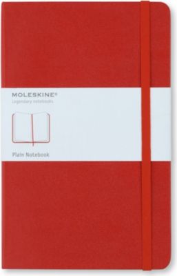 MOLESKINE ラージ プレーン ノートブック Large plain notebook #RED