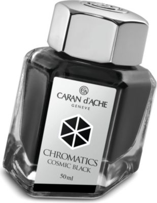 CARAN D'ACHE クロマティクス コズミック ブラック インク ボトル 50ml Chromatics cosmic black ink bottle 50ml