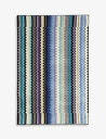 MISSONI HOME ギアコモ ジオメトリックパターン コットン タオル 2枚セット Giacomo geometric-pattern cotton towels set of two MULTI-COLOURED