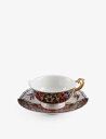 SELETTI ハイブリッド カナウ ポーセレイン ティーカップ アンド ソーサー Hybrid Kannauj porcelain teacup and saucer