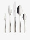 VILLEROY & BOCH アーサー ブラシ ステンレススチール カトラリー 30本セット Arthur brushed stainless-steel c...