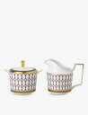 WEDGWOOD ルネッサンス レッド シュガー アンド クリーム ジャグ 2個セット Renaissance Red sugar and cream jug set of two