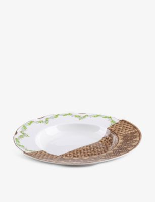 SELETTI nCubh }I vg |[ZC X[v {E 25.4cm Hybrid Malao printed porcelain soup bowl 25.4cm