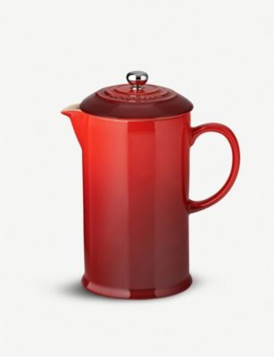 ストーンウェア LE CREUSET ストーンウェア カフェティエール 1L Stoneware cafetiere 1L #CERISE