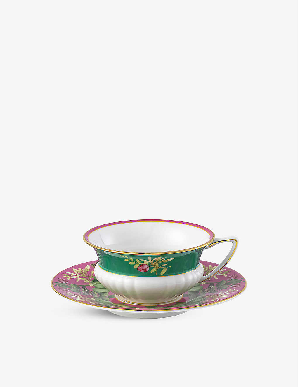 WEDGWOOD ワンダーラスト ピンク ロータス ティーカップ アンド ソーサー Wonderlust Pink Lotus teacup and saucer