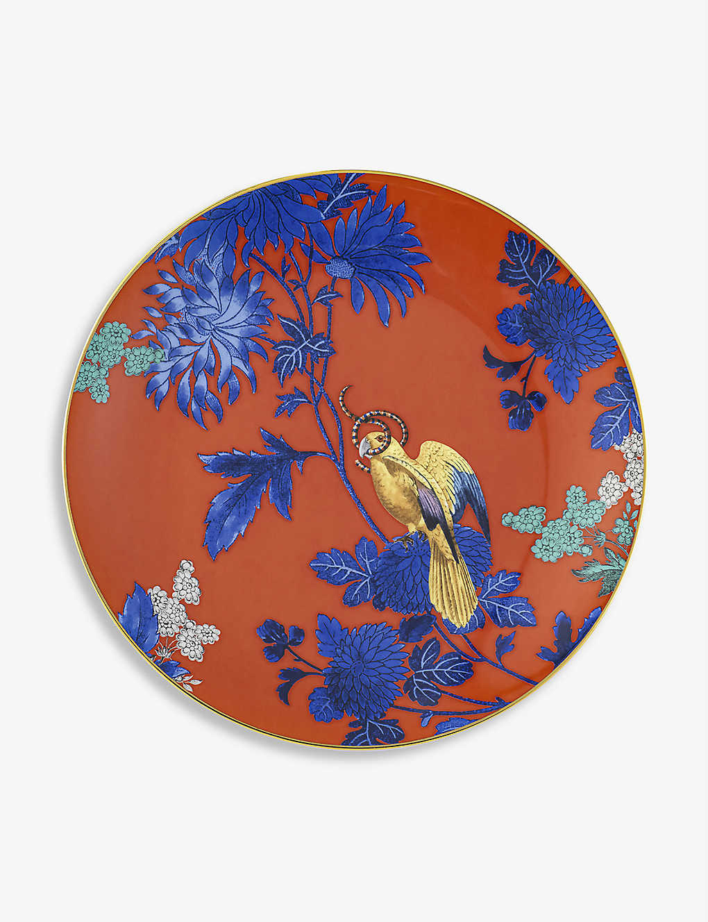 WEDGWOOD _[Xg S[f pbg {[`Ci v[g 20cm Wonderlust Golden Parrot bone china plate 20cm