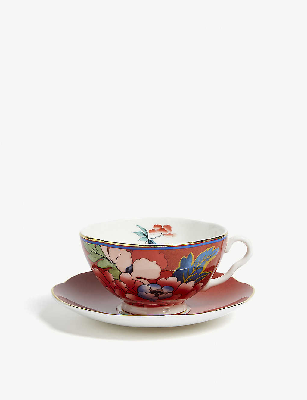 WEDGWOOD ピオニア ブラッシュ チャイナ ティーカップ アンド ソーサー Paeonia Blush china teacup and saucer