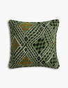 SOHO HOME Wu` lVN uh NbV 50cm x 50cm Djbouti linen-silk blend cushion 50cm x 50cm