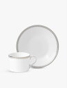 WEDGWOOD ヴェラウォン グロスグレイン ファインボーンチャイナ ティーカップ アンド ソーサー 2点セット Vera Wang Grosgrain fine bone china teacup and saucer set of two