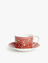 WEDGWOOD ワンダーラスト クリムゾン ジュエル ティーカップ アンド ソーサー Wonderlust Crimson Jewel teacup and saucer