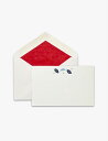 SMYTHSON アンブレラモチーフ コレスポンデンス カード 10枚パック Umbrella-motif correspondence cards box of ten #WHITEWOVE