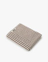 TEKLA ロゴエンボス オーガニックコットン ハンド タオル 80cm x 50cm Logo-embossed organic-cotton hand to...