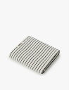 TEKLA ロゴエンボス オーガニックコットン ハンド タオル 80cm x 50cm Logo-embossed organic-cotton hand to...