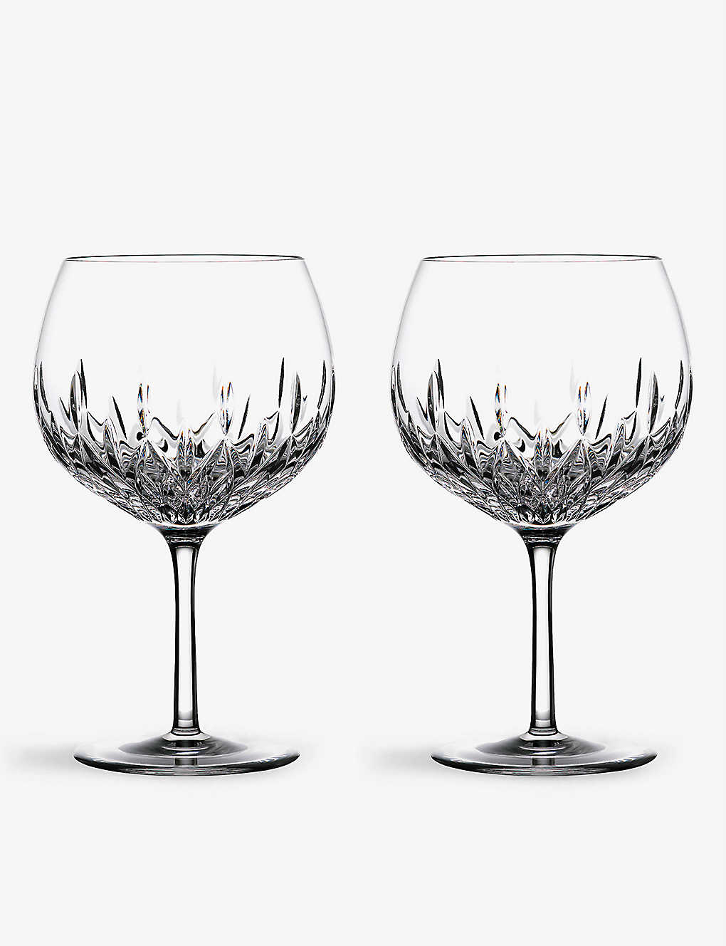 WATERFORD ジン ジャーニー リズモア バルーン クリスタル グラス 2個セット Gin Journey Lismore Balloon crystal glasses set of two