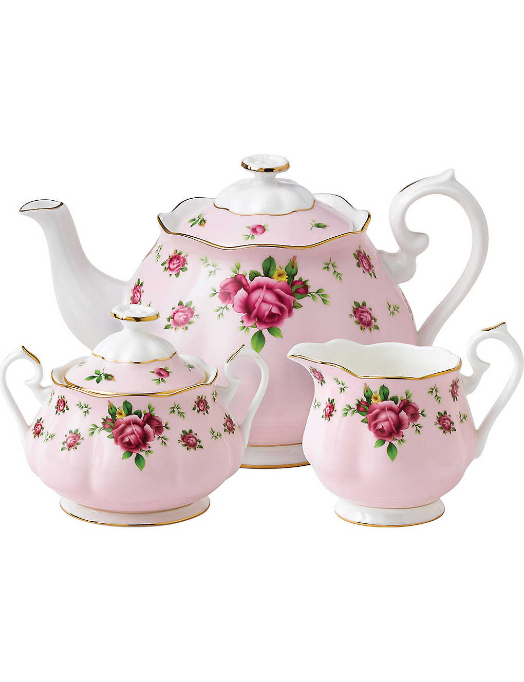 ロイヤルアルバート ティーカップ ROYAL ALBERT ニュー カントリー ローズ ピンク スリーピース セット New Country Roses Pink three-piece set