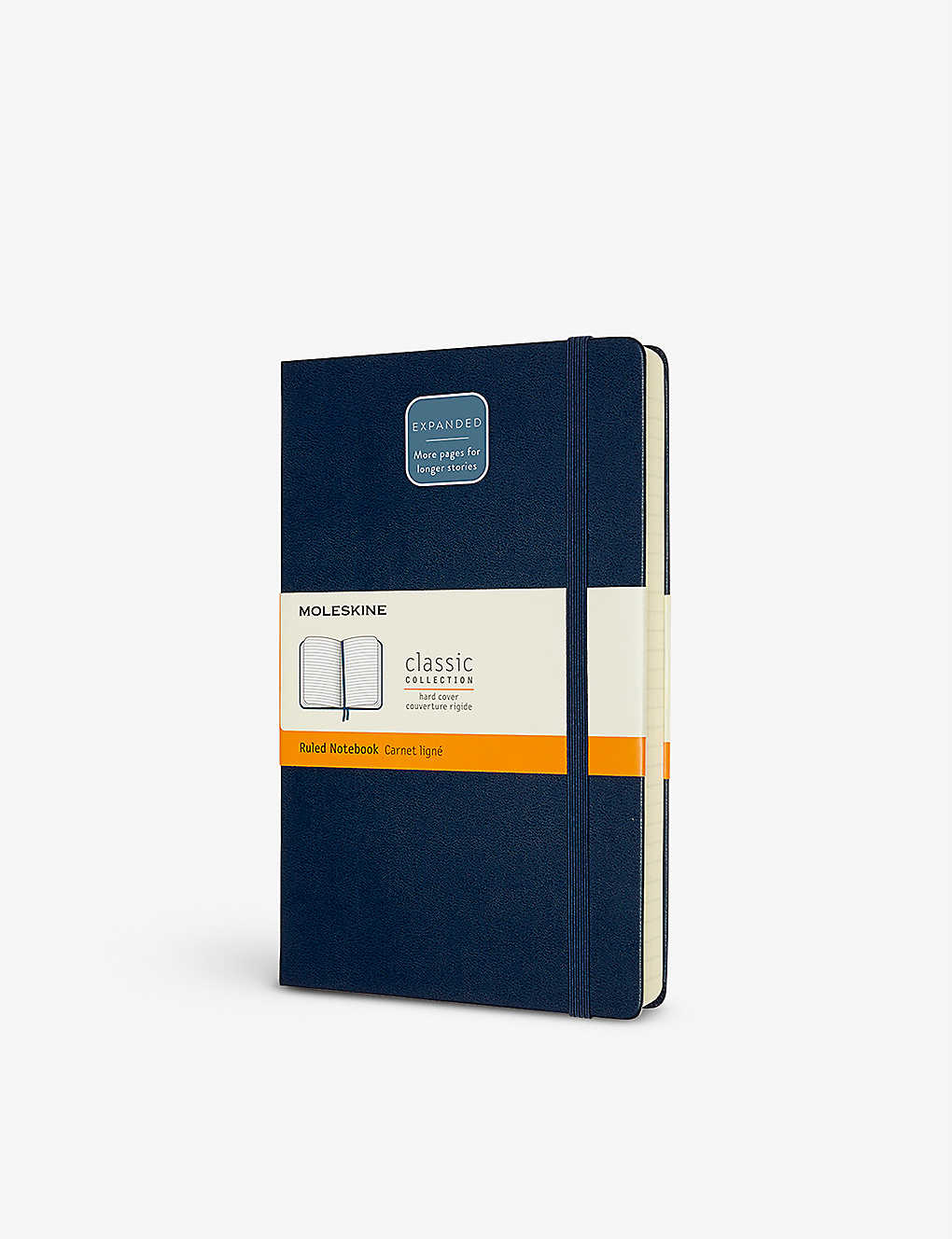 MOLESKINE クラシック エクスパンダブル ルール ノートブック 13cm x21cm Classic Expanded ruled notebook 13cm x 21cm