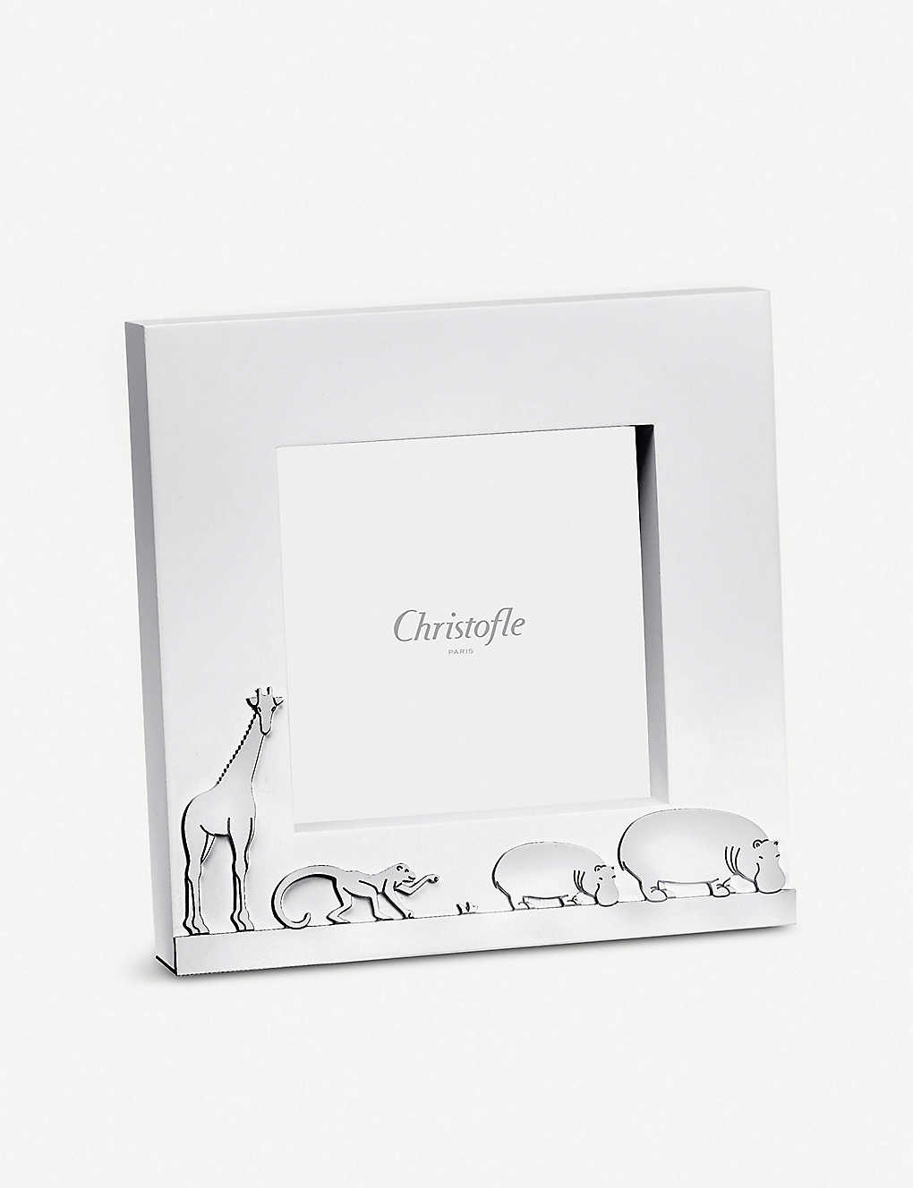 CHRISTOFLE サヴァン シルバープレート ピクチャー フレーム 9x9cm Savane silver-plated picture frame 9x9cm NONE