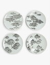 FORNASETTI フィッシュ プリント セラミック プレート 6枚セット Fish print ceramic plates set of six