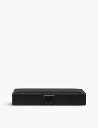 SMYTHSON パナマ レザー カフリンク ボックス Panama leather cufflinks box #BLACK