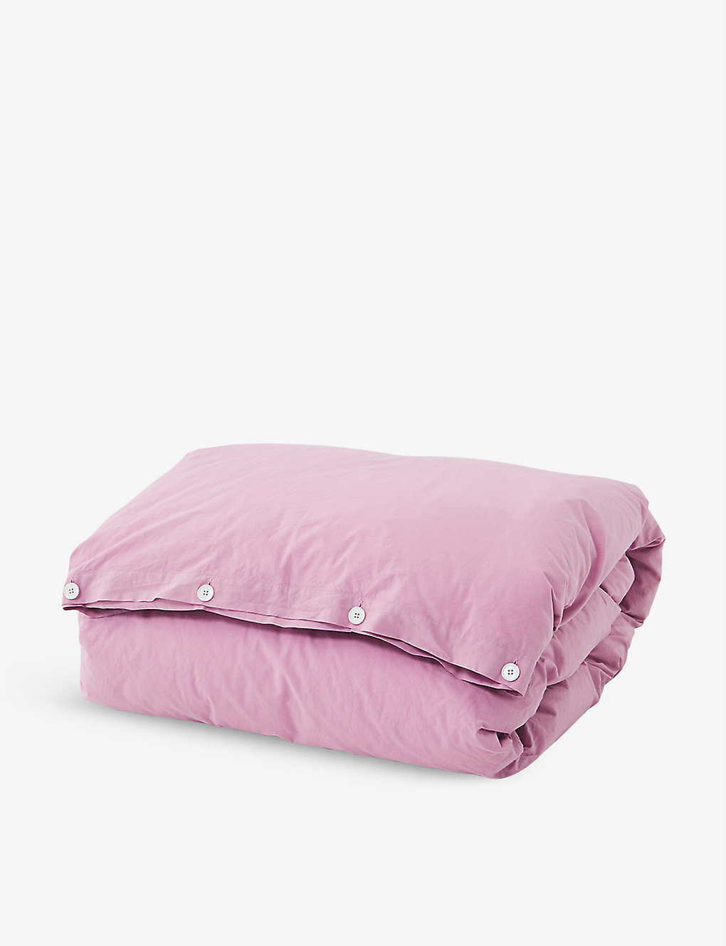 楽天Global HomesTEKLA オーガニック コットンパーケル ダブル デュベ カバー 200cm x 200cm Organic cotton-percale double duvet cover 200cm x 200cm #PINK