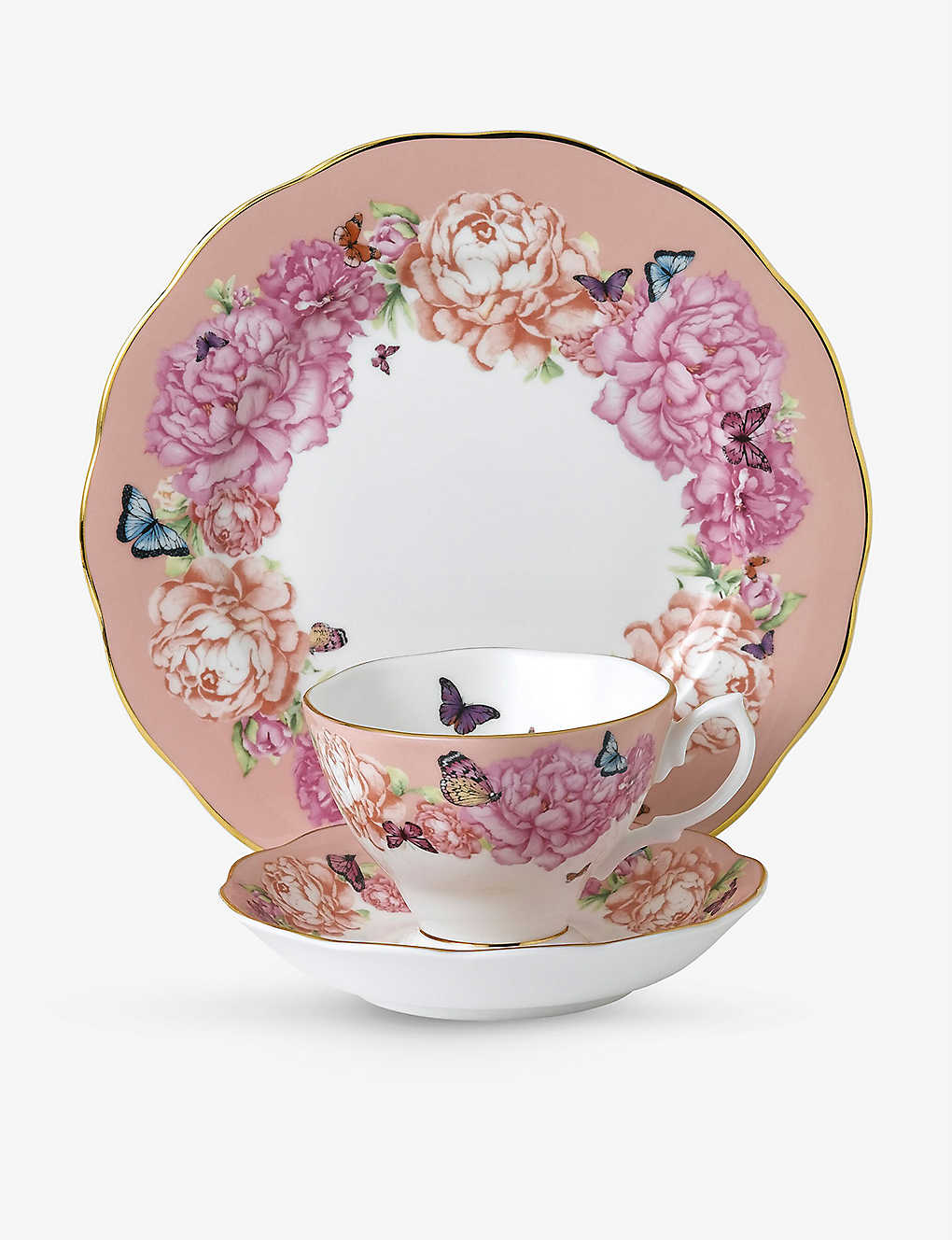 ロイヤルアルバート ティーカップ ROYAL ALBERT ミランダカー フレンドシップ 3ピース ファインボーンチャイナ セット Miranda Kerr Friendship three-piece fine bone-china set