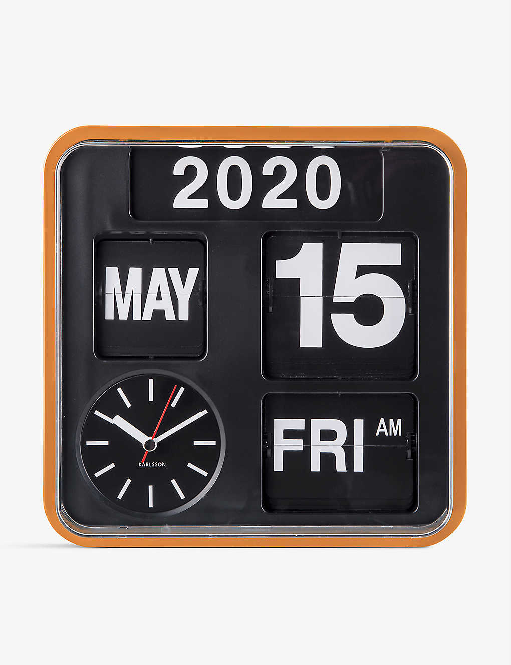 KARLSSON ミニ フリップ メカニカル ウォール クロック 24.5cm Mini Flip mechanical wall clock 24.5cm #ORANGE