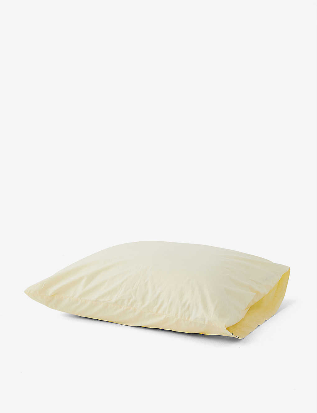 TEKLA コア オーガニックコットン ピローケース 50cm x 75cm Core organic-cotton pillowcase #Shaded Yellow