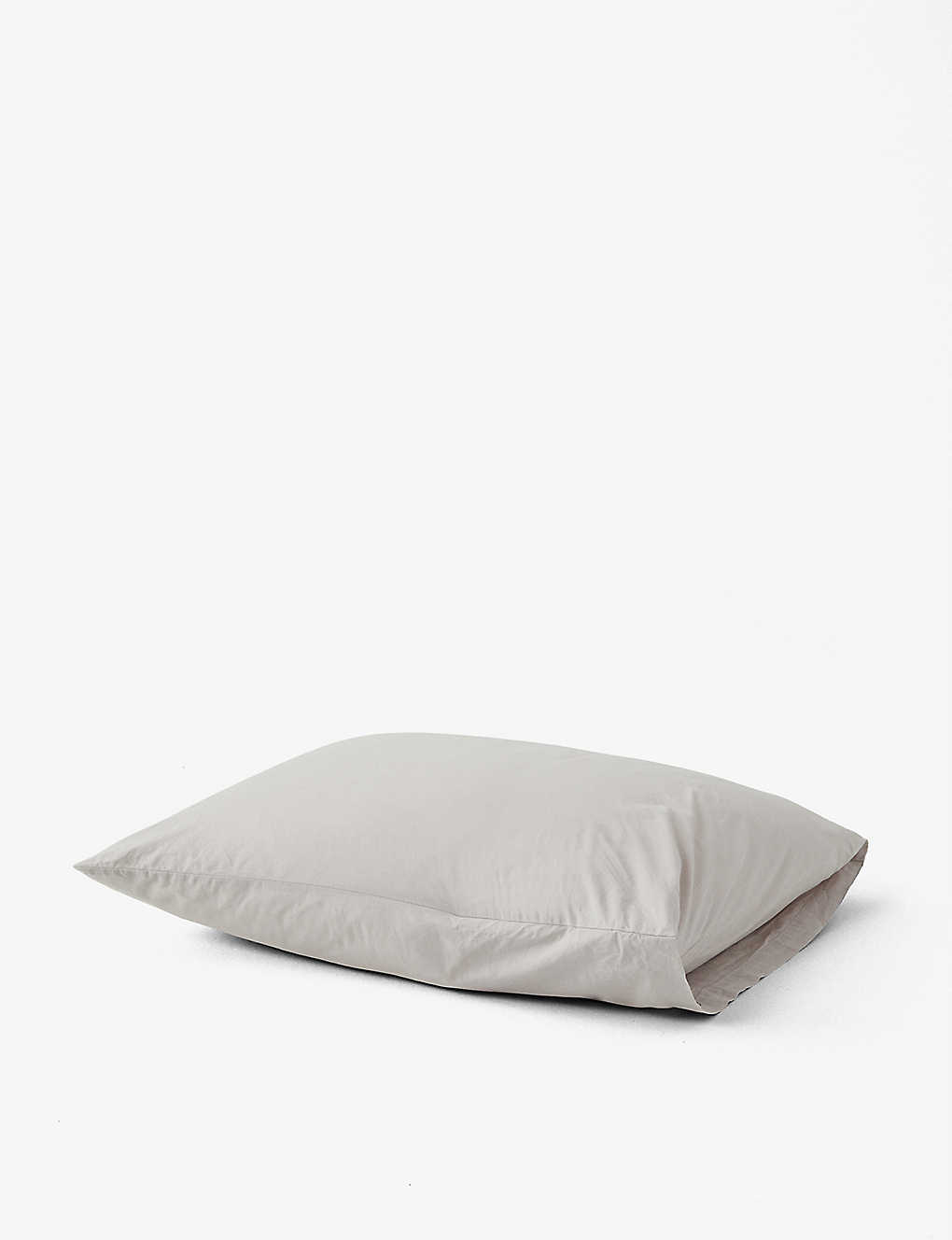 TEKLA コア オーガニックコットン ピローケース 50cm x 75cm Core organic-cotton pillowcase GREY