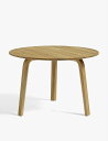 HAY x T[L[ Ebf R[q[ e[u 60cm x 39cm Bella circular wooden coffee table 60cm x 39cm