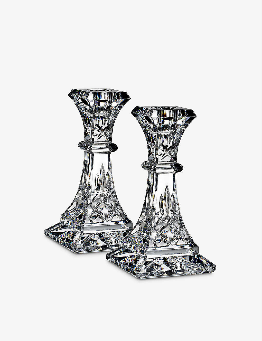 WATERFORD リズモア クリスタル キャンドルスティック 2個セット Lismore crystal candlesticks set of two