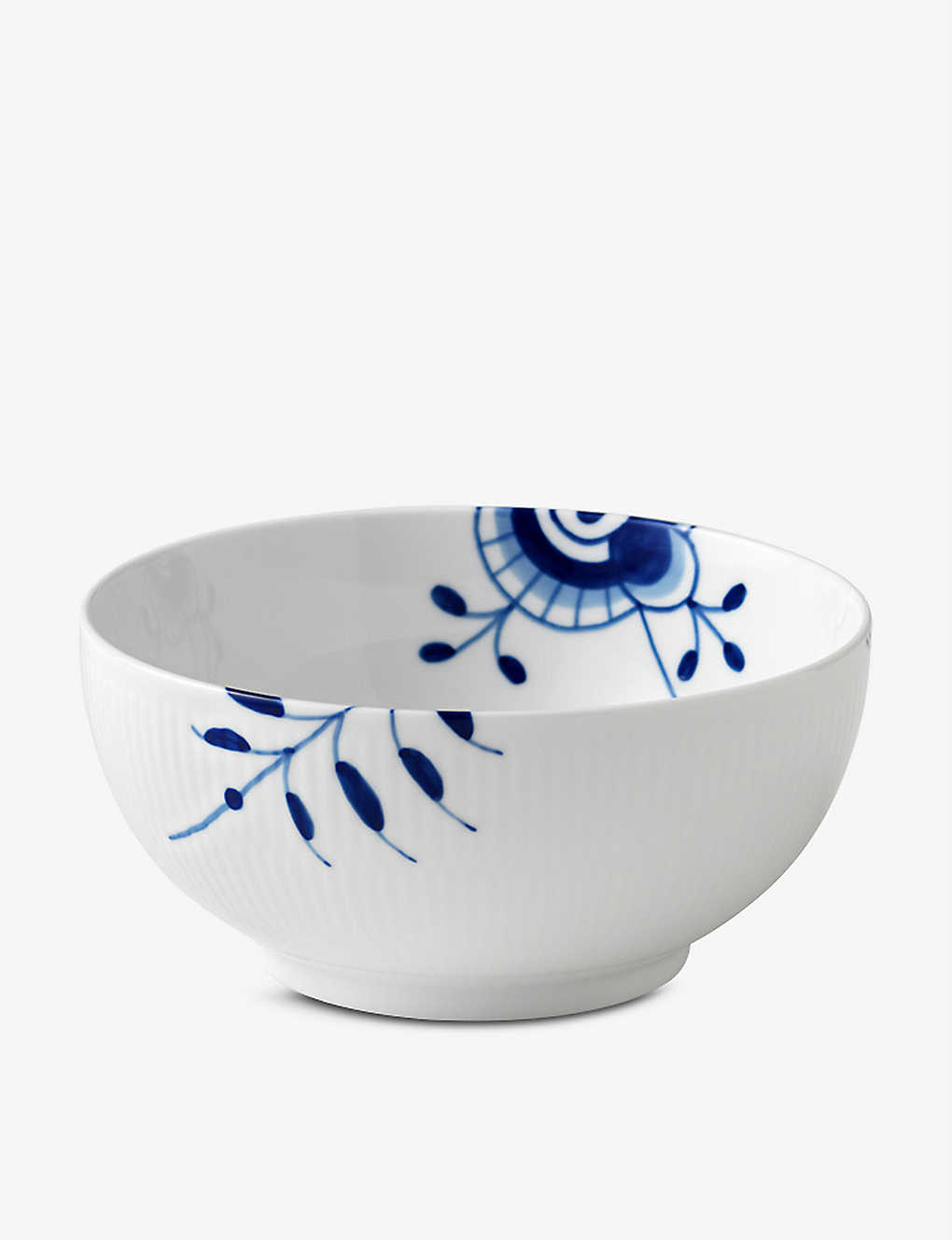 ROYAL COPENHAGEN u[ t[g K |[ZC{E 18cm Blue Fluted Mega porcelain bowl 18cm