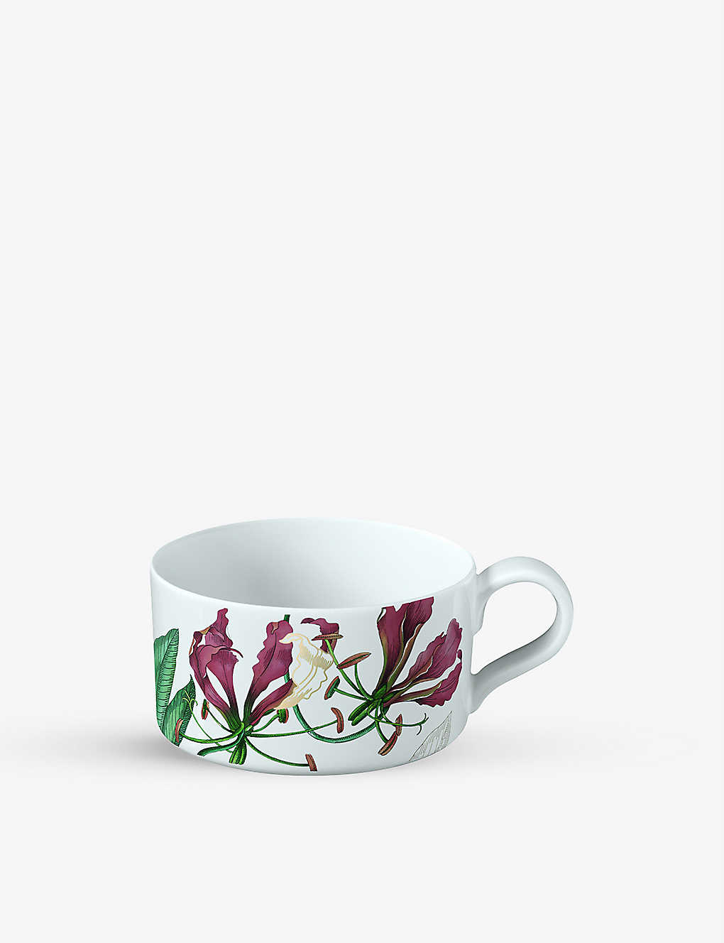 VILLEROY & BOCH アヴァルア ボタニカルプリント ポーセレイン ティーカップ 230ml Avarua botanical-print porcelain tea cup 230ml